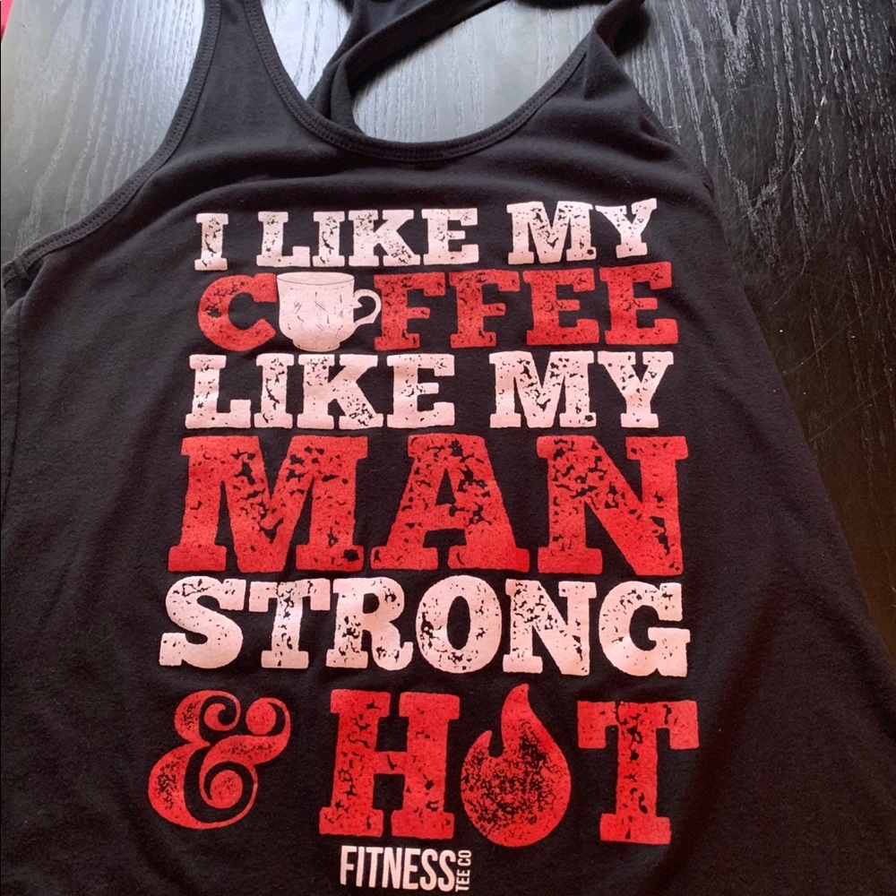 Workout tank! “I like my coffee